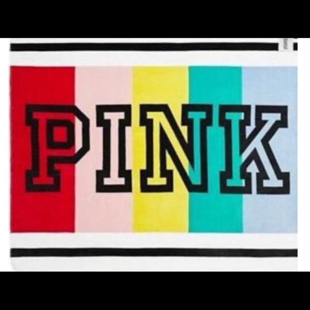 VS PINK Sherpa Blanket